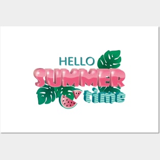 Hello Summertime Posters and Art